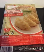 Mängden socker i Raviolis japonais au porc (gyoza)