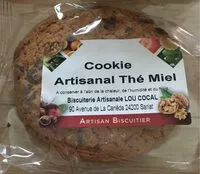Mängden socker i Cookie artisanal thé miel