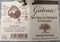 Mängden socker i Gâteau aux Noix du Périgord & Chocolat