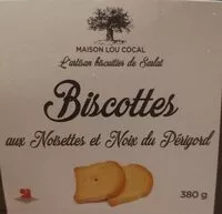 Mängden socker i Biscottes aux noisettes et noix du Périgord
