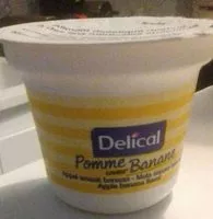 Mängden socker i Dessert aux fruits nutra pote saveur pomme banane