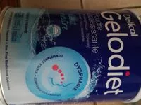 Mängden socker i Gelodiet Poudre Epaissisant Pot 225G