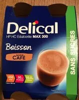 Mängden socker i Boisson MAX HP HC saveur café