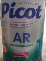 Mängden socker i AR anti-régurgitations 1