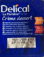 Mängden socker i Crème dessert