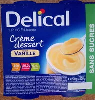 Mängden socker i Crème dessert saveur vanille