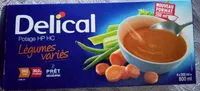 Mängden socker i Potage HP HC Légumes variés