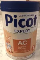 Mängden socker i Picot AC en cas de colique