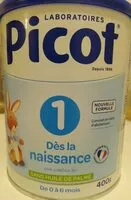 Mängden socker i Lait infantile 1