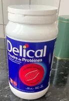 Mängden socker i Poudre de proteine