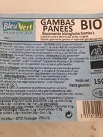 Mängden socker i Gambas panées Bio