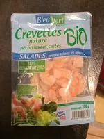 Mängden socker i Crevette Bio nature décortiquées cuites