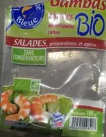 Mängden socker i Gambas tigrées décortiquées cuites BIO