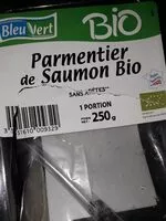 Mängden socker i Parmentier de saumon bio
