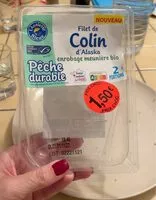 Mängden socker i Filet de colin d’alaska enrobage meuniere bio