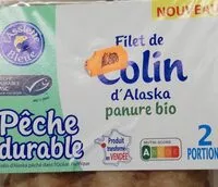 Mängden socker i Filets de Colin panure bio