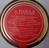 Mängden socker i 6 Babas au Rhum