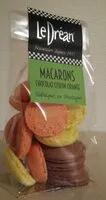 Mängden socker i Macarons Chocolat Citron Orange