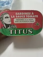 Mängden socker i Titus Sardines Tomates 1 / 4 3X125G