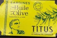 Mängden socker i Sardines à l'huile d'olive