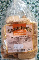 Mängden socker i Canistrelli aux écorces d'oranges confites