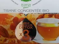 Mängden socker i Tisane concentrée bio