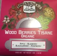 Mängden socker i Tisane Fruits Des Bois Bio - 24 Sachets - Provence D'Antan