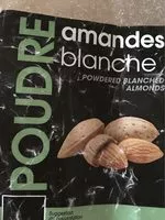 Mängden socker i Poudre amandes blanche