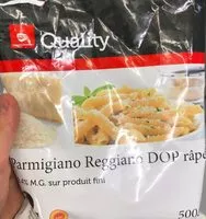 Mängden socker i Parmesan en poudre