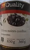 Mängden socker i Olive noires confites