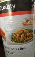 Mängden socker i Petits pois tres fins et carottes