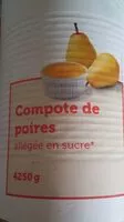 Mängden socker i Compote de poire