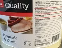 Mängden socker i Moutarde de dijon