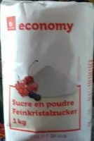 Mängden socker i Sucre en poudre