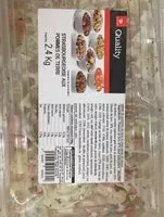 Mängden socker i Strasbourgeoise aux pommes de tetre