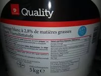 Mängden socker i Fromage blanc a 2,8%