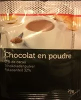 Mängden socker i Chocolat en Poudre