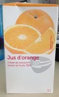 Mängden socker i Jus d'orange