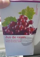 Mängden socker i Jus de Raisin