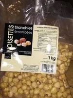 Mängden socker i Noisette blanchies émondées