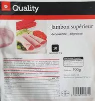 Mängden socker i Quality jambon superieur
