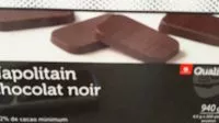 Mängden socker i Napolitain chocolat noir