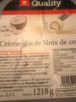 Mängden socker i Crème glacée