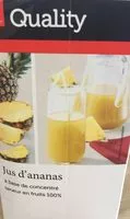 Mängden socker i Jus d'ananas