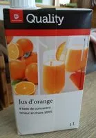 Mängden socker i Jus d'orange