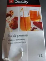 Mängden socker i Jus de pomme