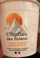 Mängden socker i Sorbet mangue