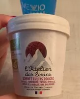 Mängden socker i sorbet bio fruits rouges