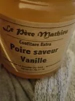 Mängden socker i Confiture poire vanille