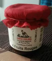 Mängden socker i Confiture extra 4 fruits rouges